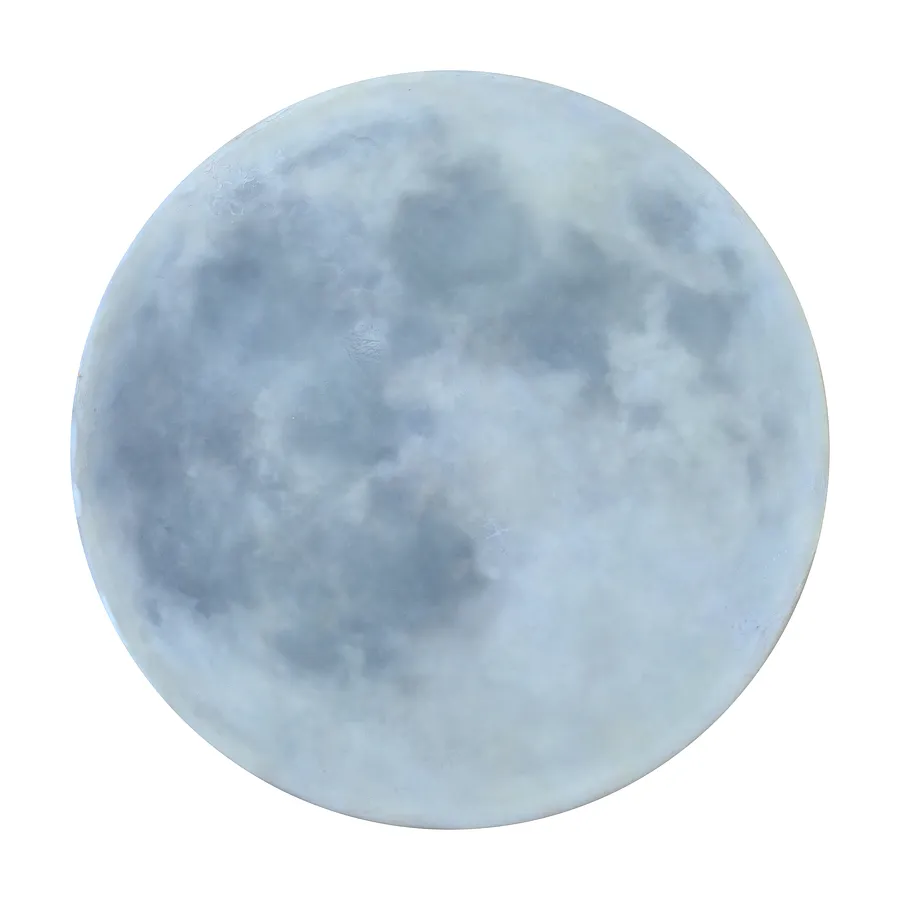 Image of Full Moon by Maria Marula, size: ⌀30, made of board, encaustic, Graphics medium, part of the 51/100 series, priced at $400