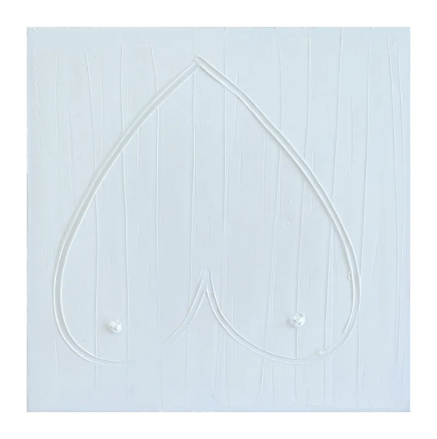 Image of Hearts that make hearts beat by Ruslan Tremba, size: 30х30, made of canvas, oil, Painting medium