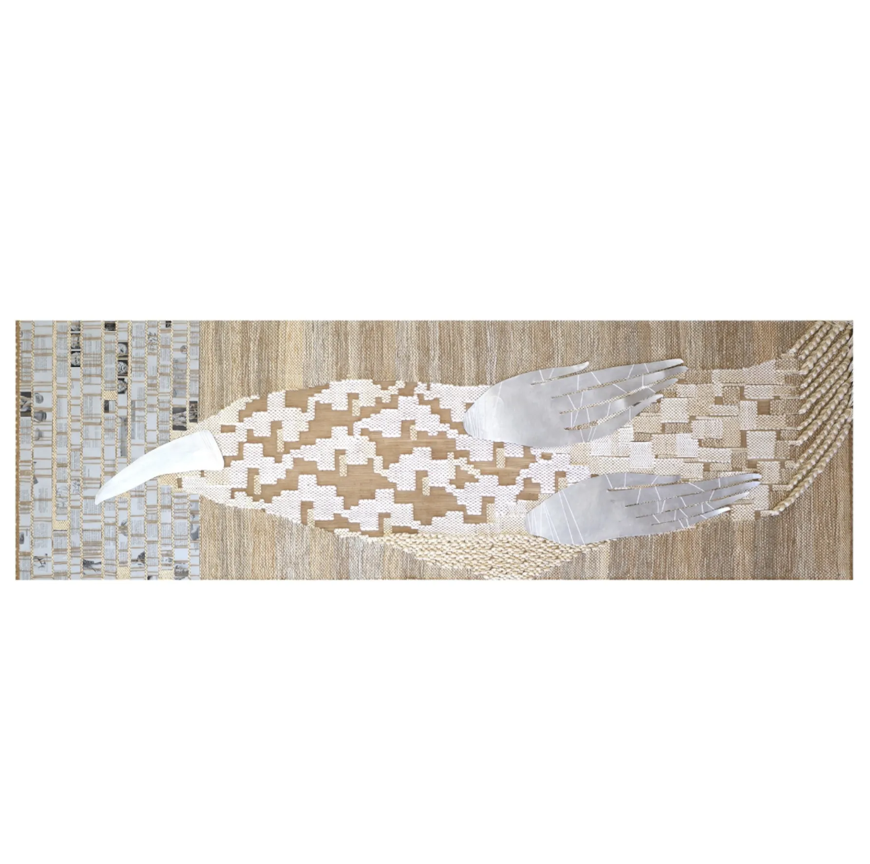 Image of A bird  by Tkachuk Yaroslava, size: 270х81, made of tapestry, Textiles medium, priced at $6000 Photo 1 of 2.