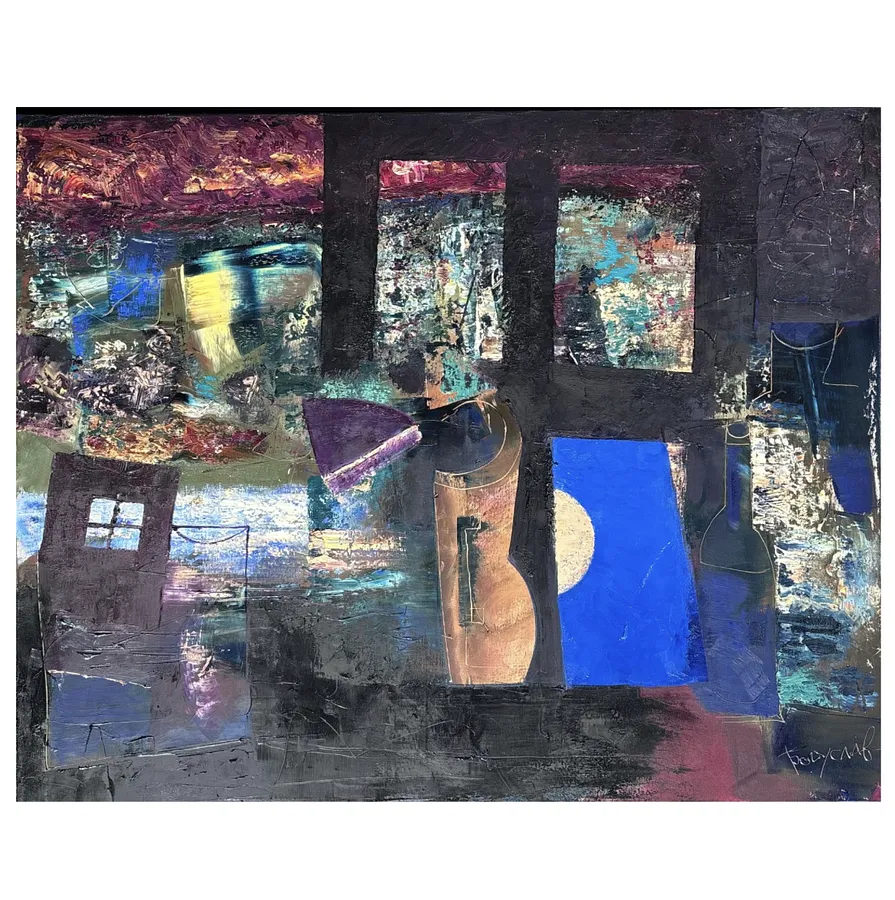 Image of Evening by Bohuslavsky Volodymyr, size: 80х100, made of сanvas, oil, Painting medium, part of the 51/100 series, priced at $2400