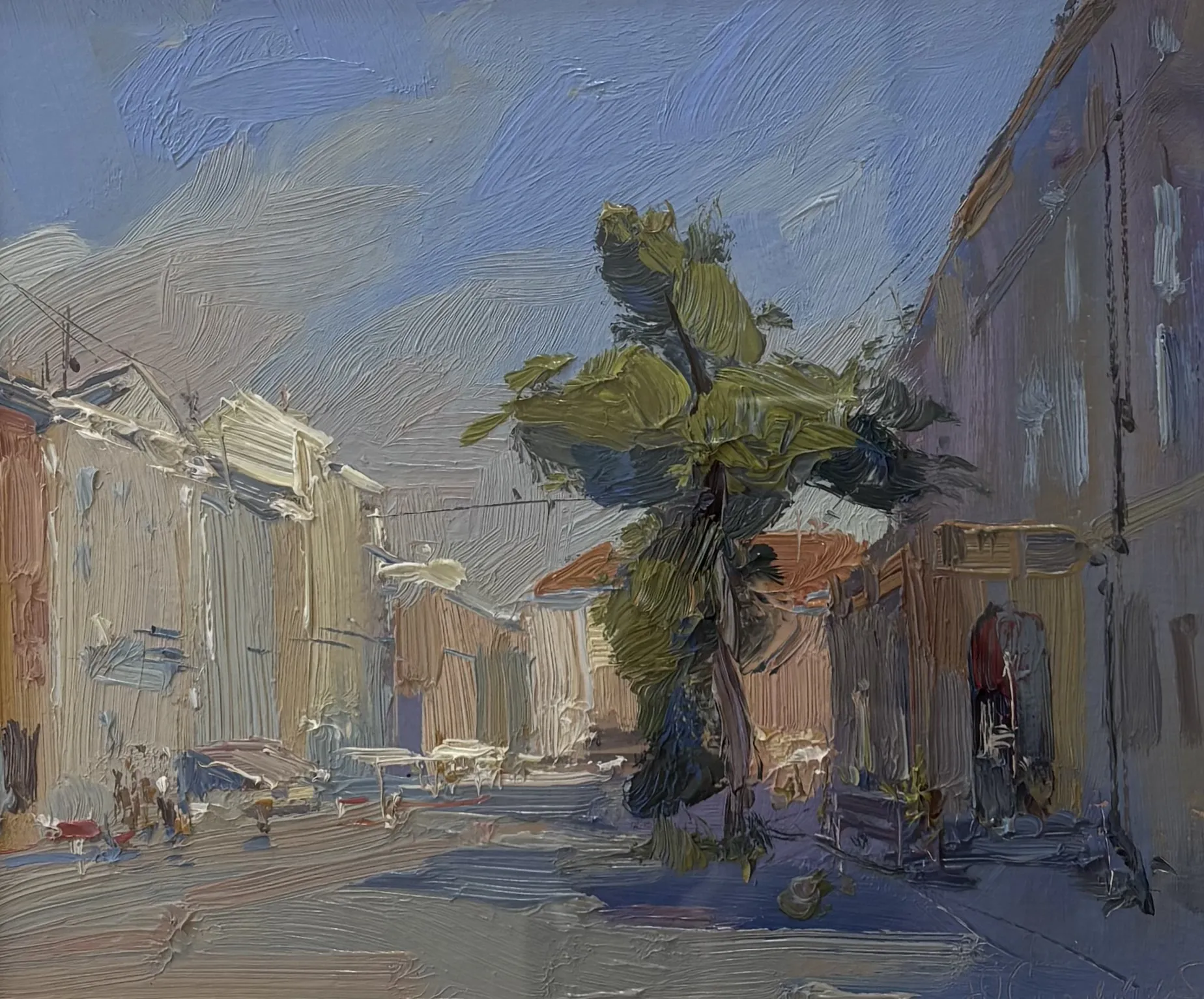 Image of Lviv. Market Square by Smolsky Yuriy, size: 16 х 20 см, made of cardboard, oil, Painting medium