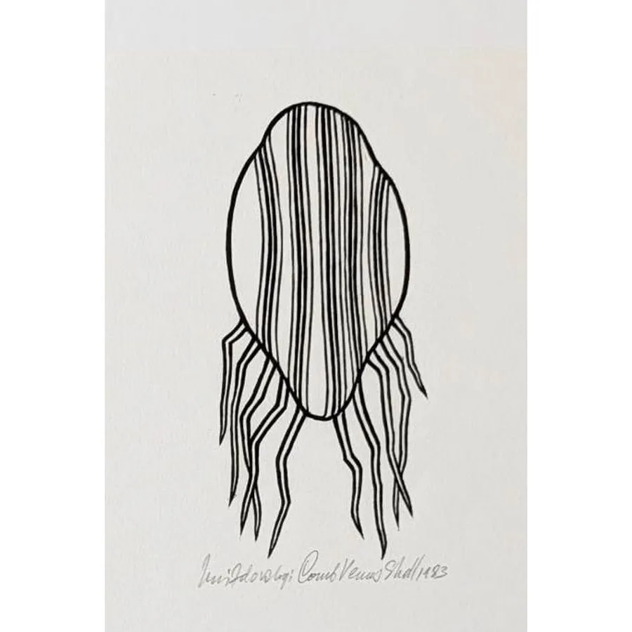 Image of Мушля Гребінець Венера by Shum art gallery, size: 12 х 5,5 см, Woodcut medium, part of the Unnumbered series, priced at $550