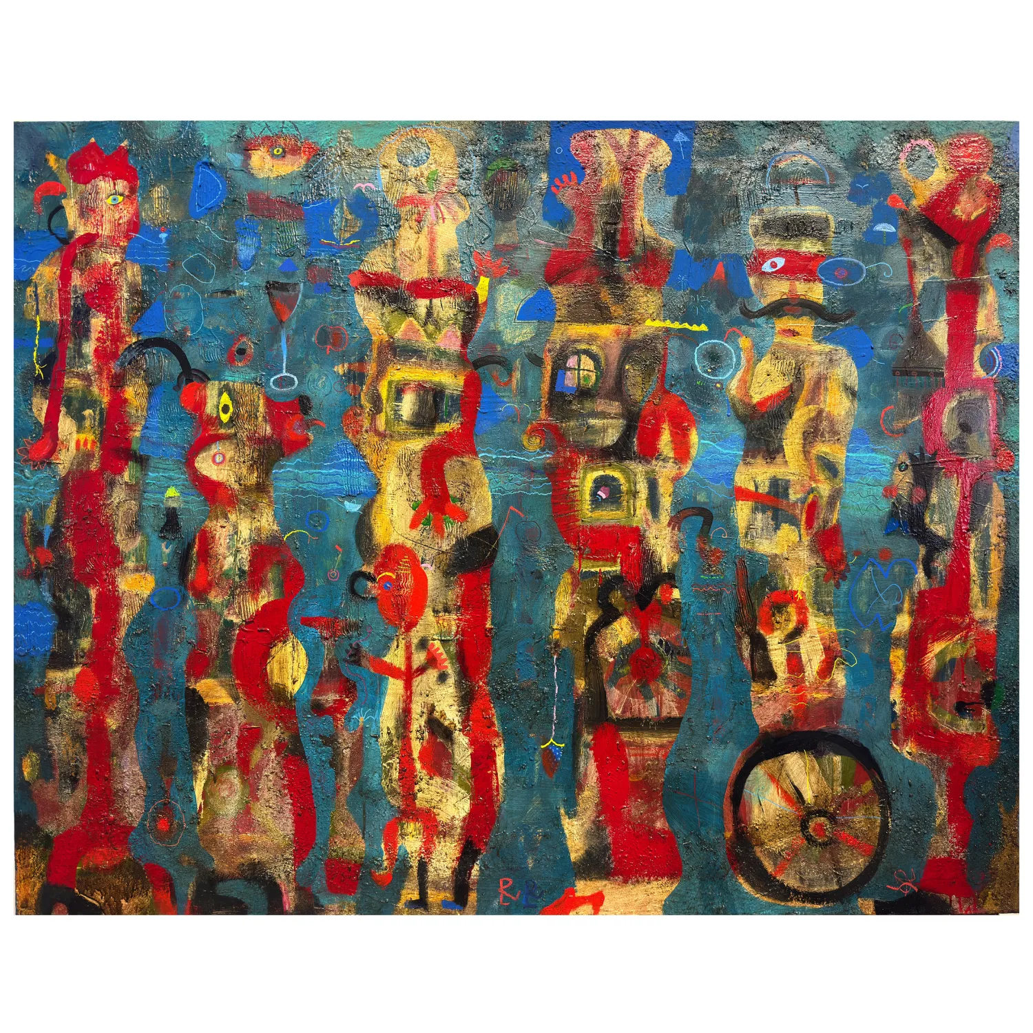 Image of Arrived to the sea by Romanyshyn Roman, size: 140х180, made of canvas, oil, Painting medium, priced at $6000