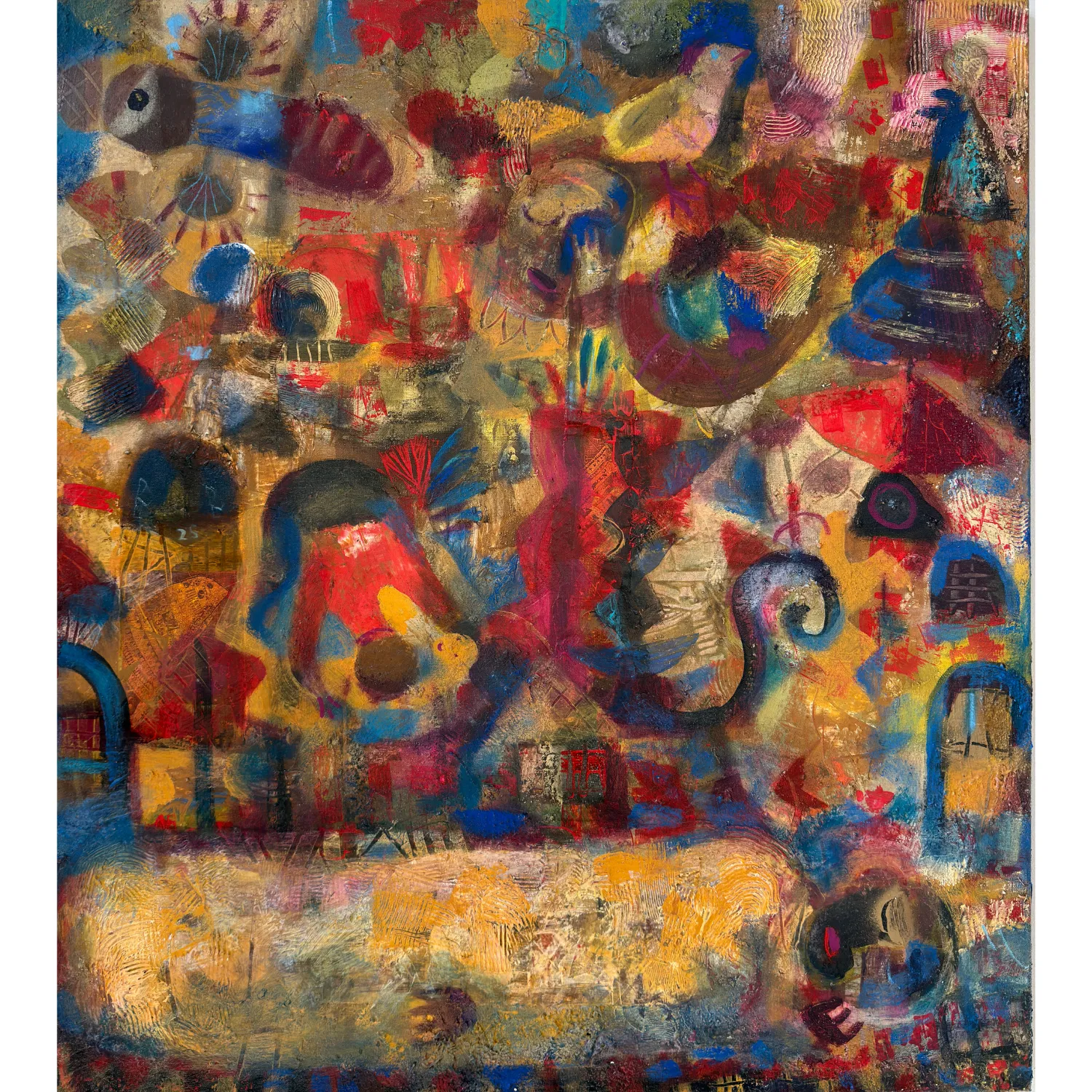 Зображення "На сьогодні робота закінчена" від Романишин Роман, розмір: 100 х 90 см, матеріали: полотно, олія, медіум: Живопис, ціна: $3200