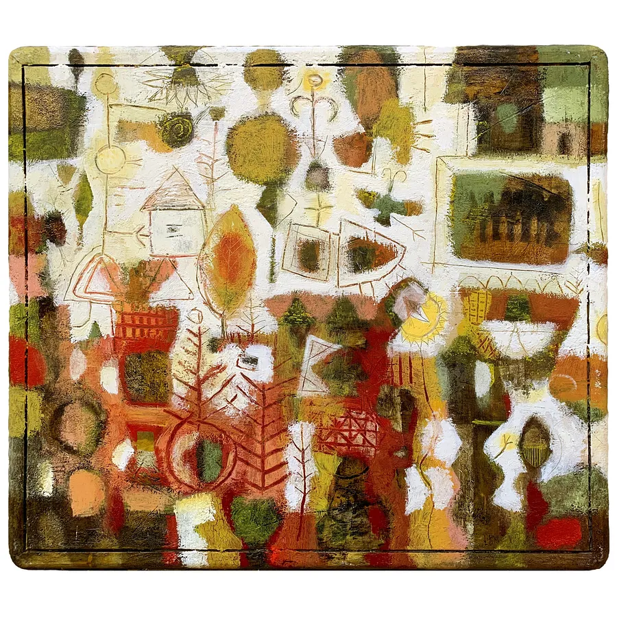 Зображення "Пасіка" від Романишин Роман, розмір: 92 х 112 см, матеріали: полотно, олія, медіум: Живопис, ціна: $4000