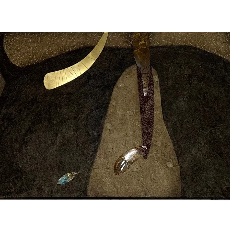 Image of In the Embrace of Sleep by Tkachuk Yaroslava, size: 60 х 80 см, Textiles medium, priced at $700