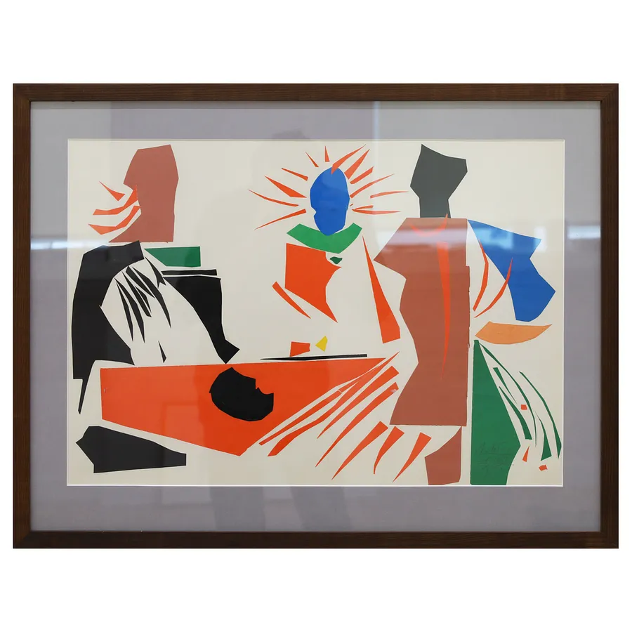 Зображення "Троє" від Лобода Людмила, розмір: 42 х 60 см, матеріали: кольоровий папір, аплікація, ціна: $600