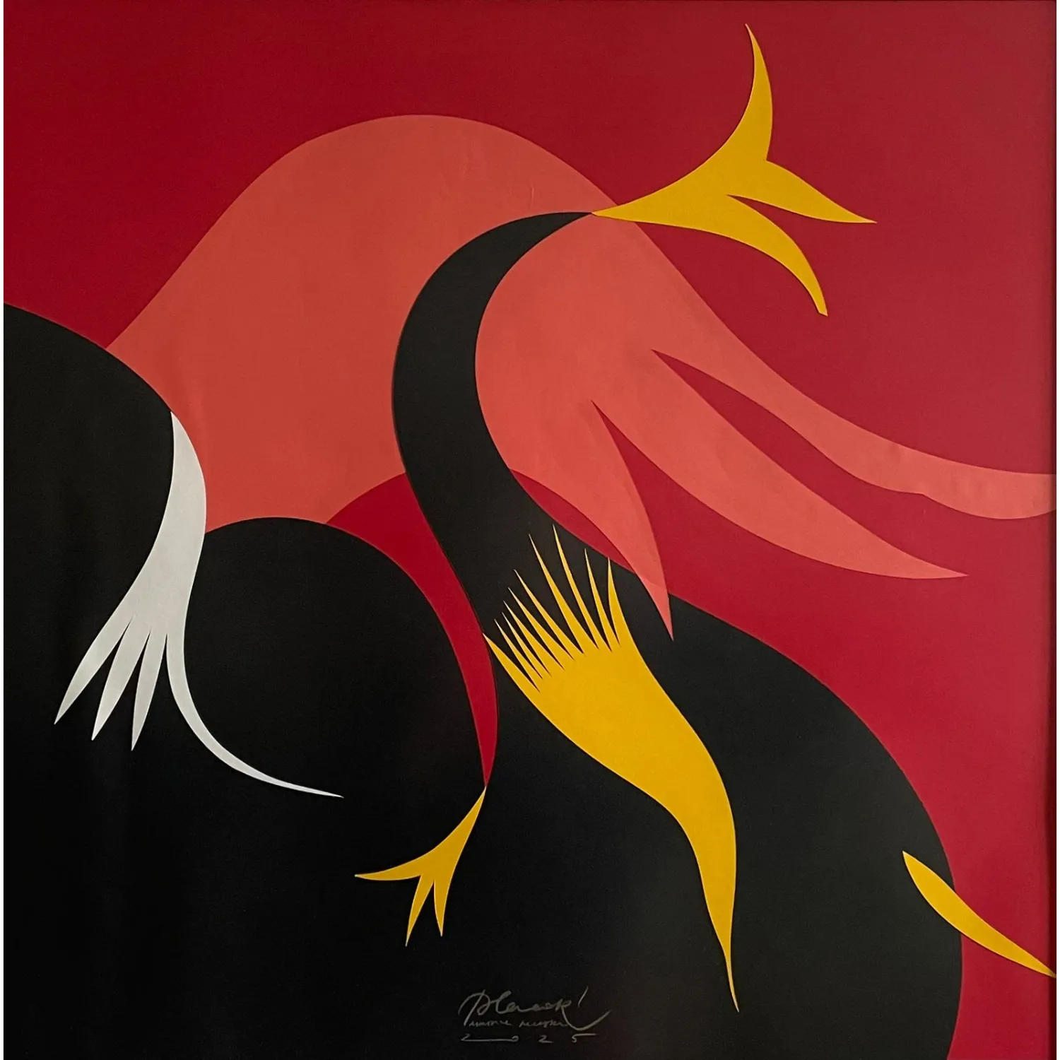 Зображення "Жага до життя 2" від Пляцко Марія, розмір: 70 х 70 см, матеріали: кольоровий папір, аплікація, ціна: $550