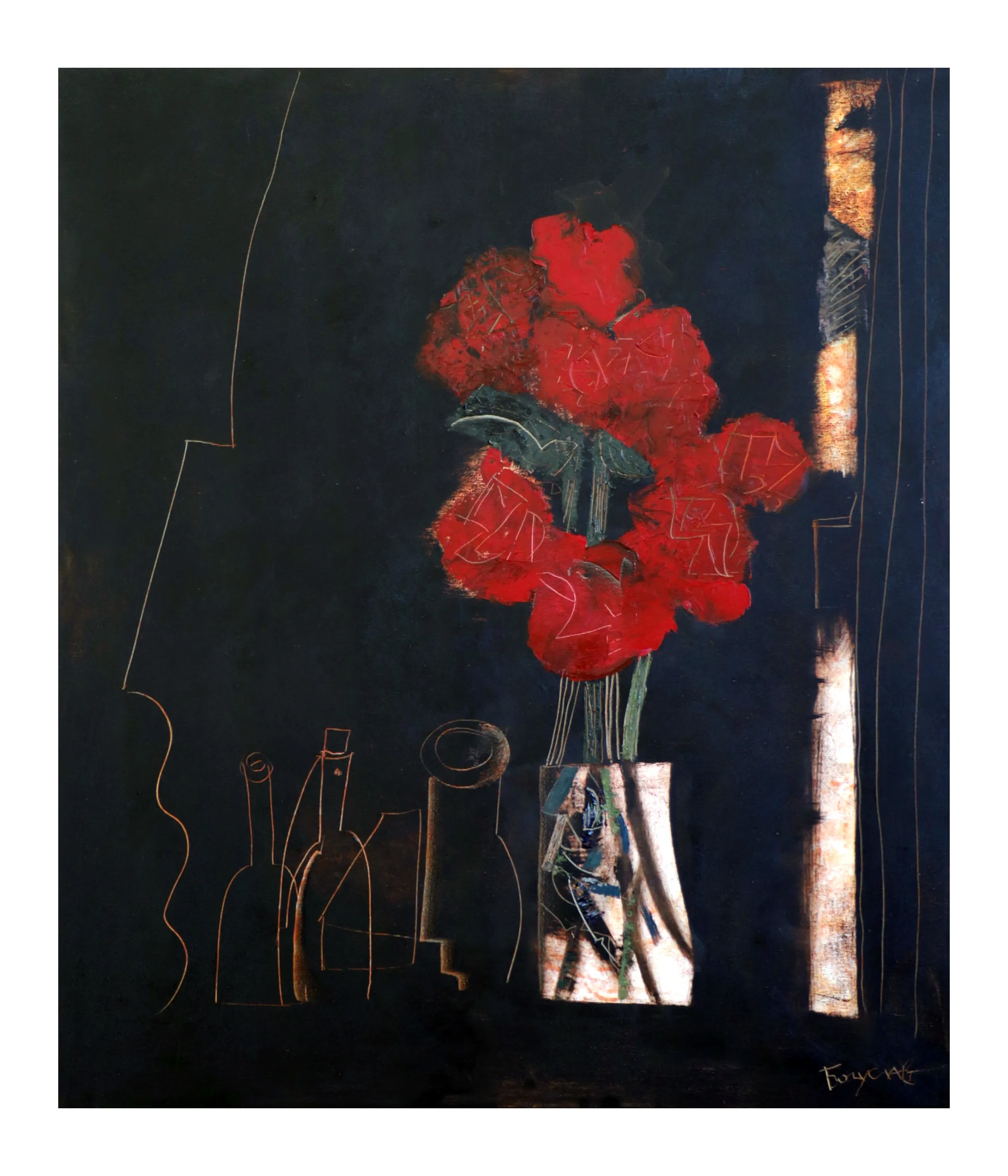 Image of "No Title" by Bohuslavsky Volodymyr, size: 100х85 cm, Painting medium, priced at $0