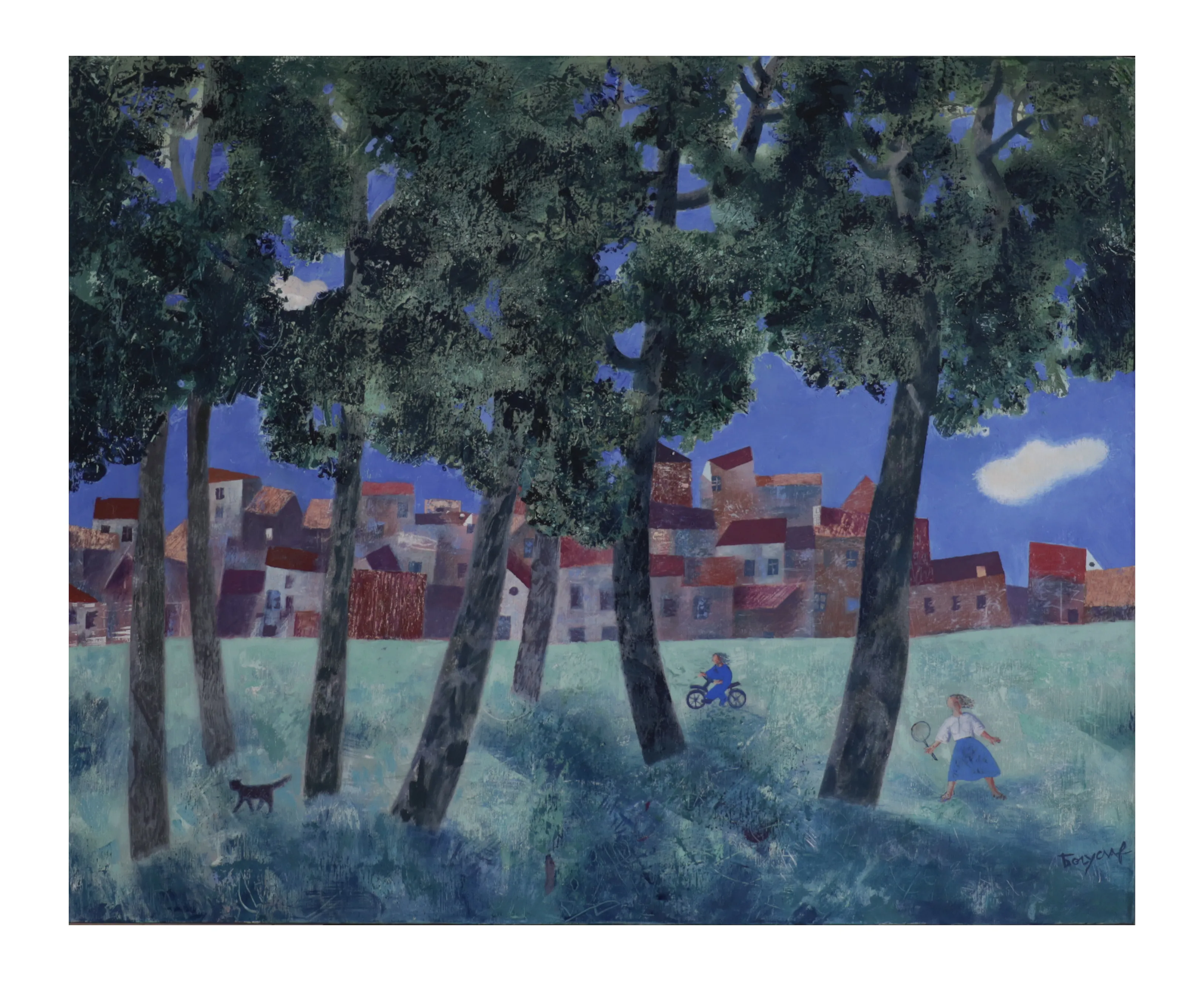 Image of "Summer" by Bohuslavsky Volodymyr, size: 80x100 cm, Painting medium, priced at $0