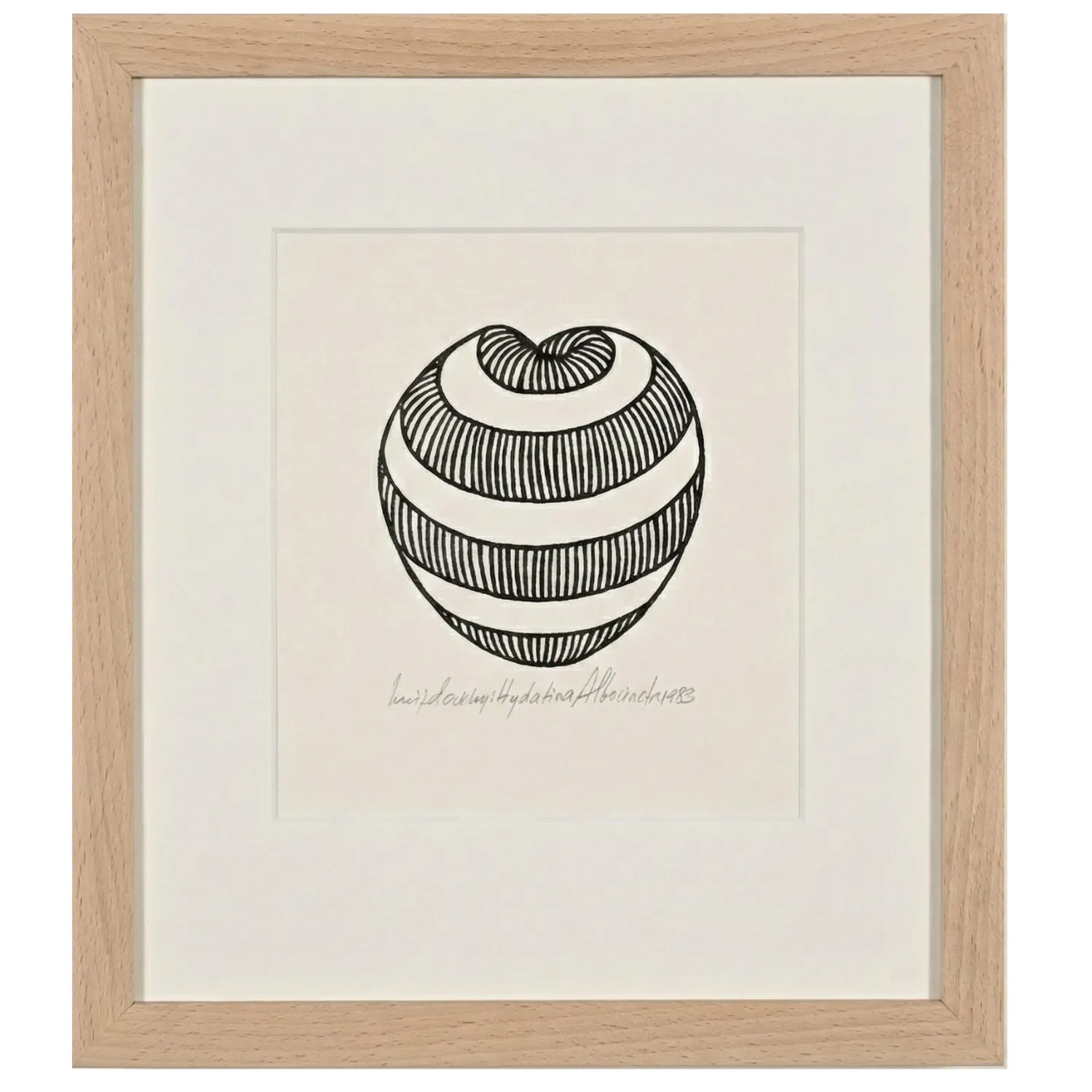 Image of Hydatina Albocinta by Hnizdovsky Jacques , size: 14 х 13 см, made of дереворит, Graphics medium, part of the Unnumbered series, priced at $550