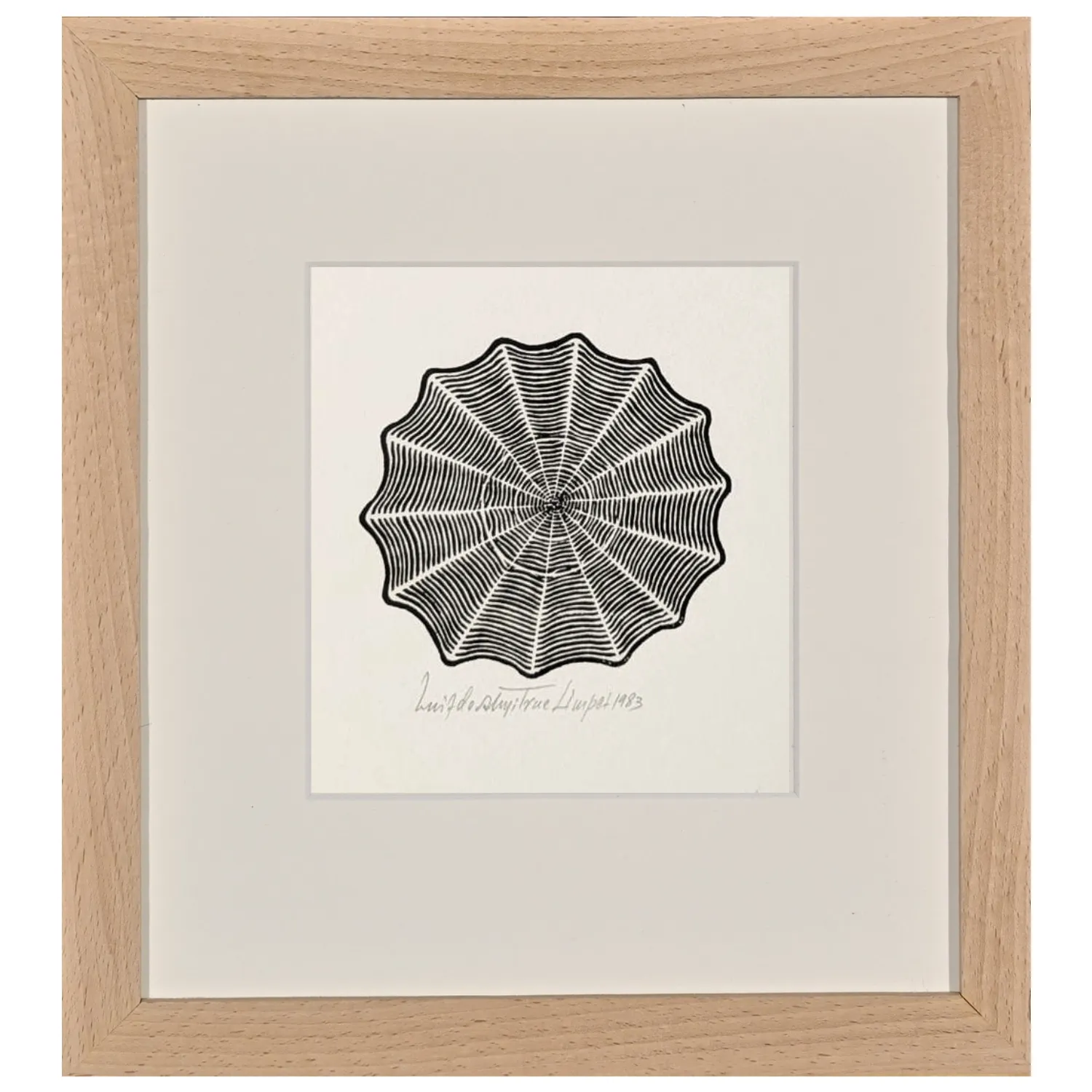 Image of True Limpet by Hnizdovsky Jacques , size: 16 х 14 см, Woodcut medium, part of the Unnumbered series