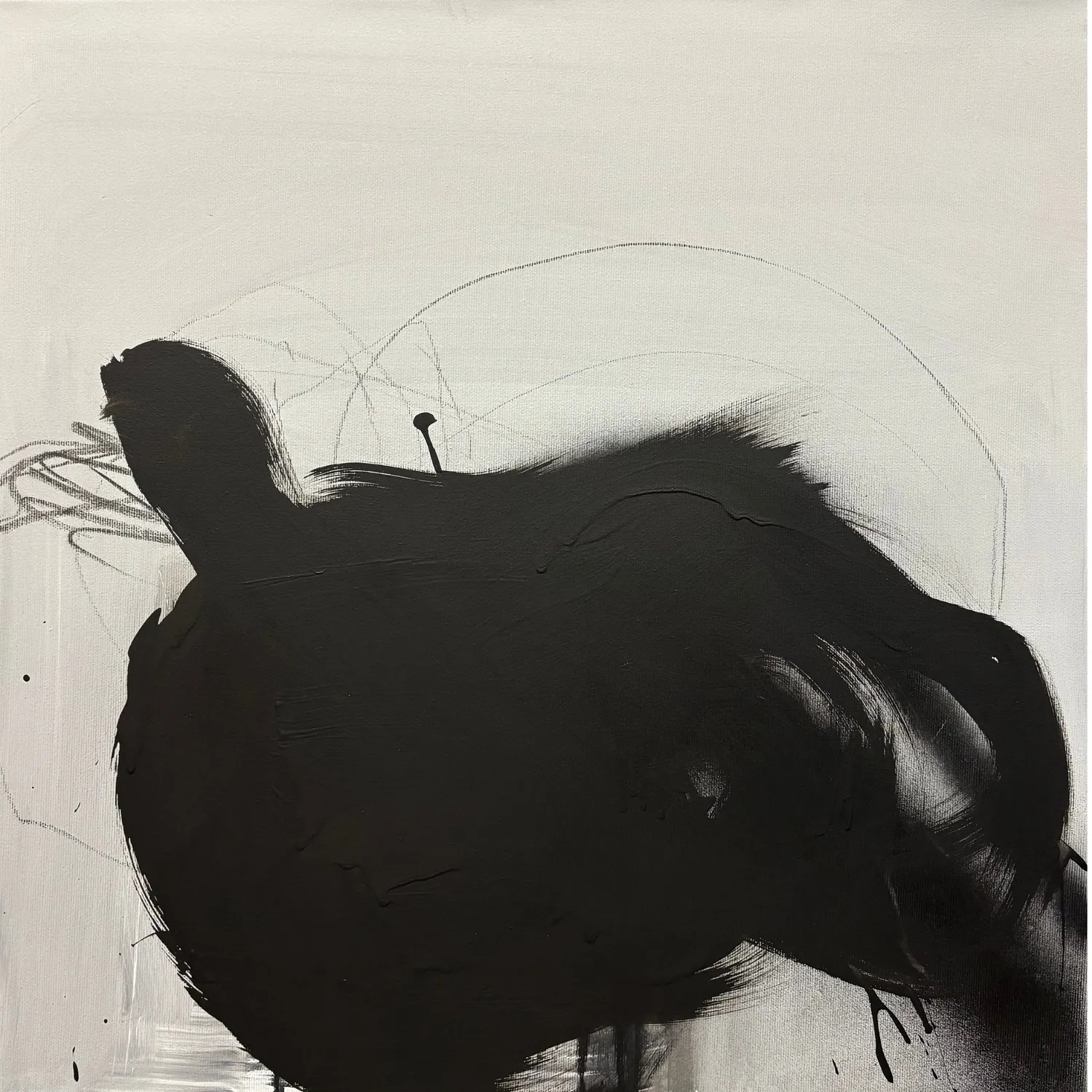 Image of untitled by Henyk, size: 50 х 50 см, made of canvas, acrylic, Painting medium, priced at $500