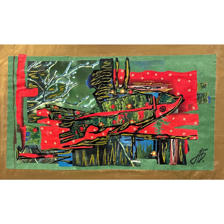 Image of Зимова святковість by Agnesa Bachynska-Selska, size: 20 х 38 см, priced at $100