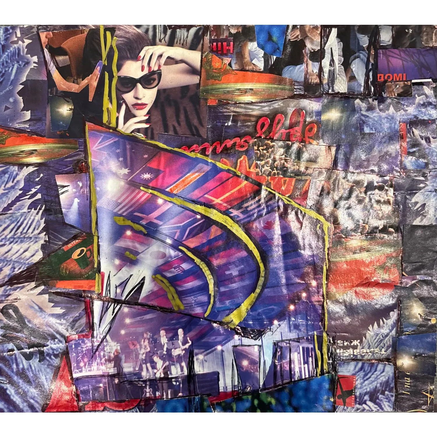 Зображення "Ніч розваг" від Бачинська-Сельська Аґнеса, матеріали: колаж, ціна: $100 Фото 2 з 2.