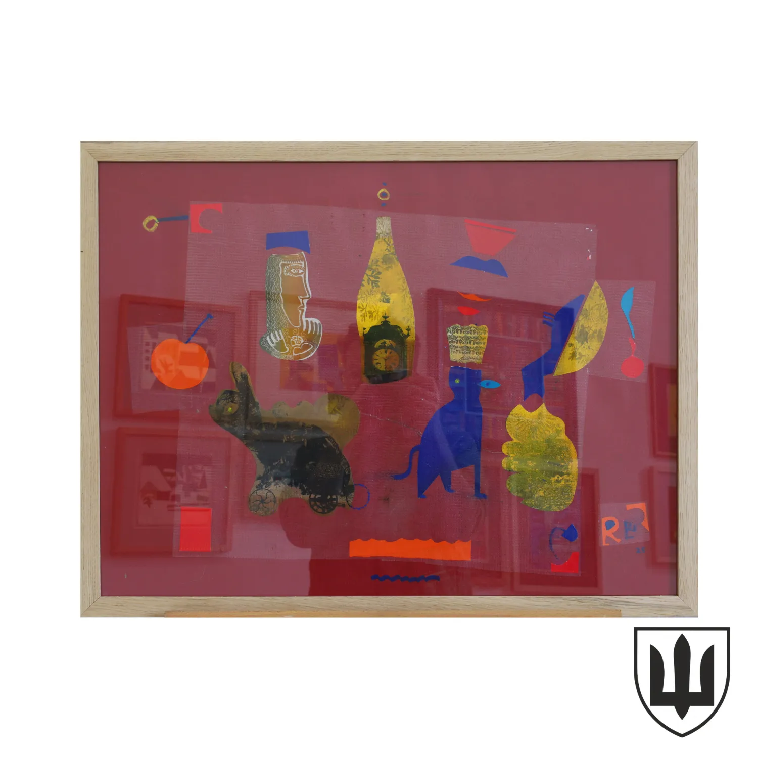 Image of Series "Exotic animals and birds" by Romanyshyn Roman, size: 48 х 64 см, made of colored paper, etching, silk screen printing, appliqué, priced at $600